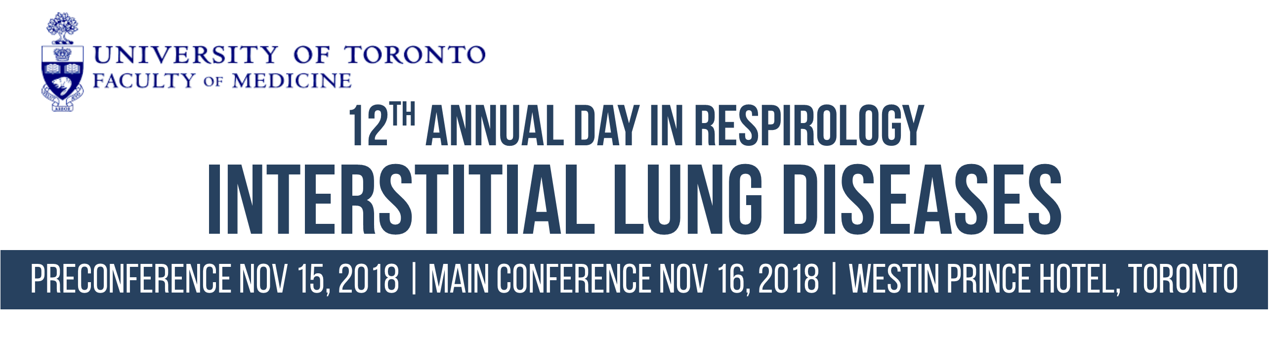 12th Annual Day in Respirology: Interstitial Lung Diseases