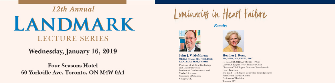 12th Annual Landmark Lecture Series