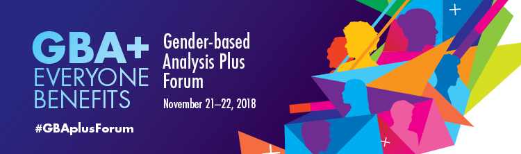 GENDER-BASED ANALYSIS GBA + conference logo