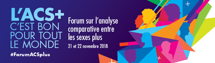 Analyse comparative entre les sexes plus ACS + conference logo